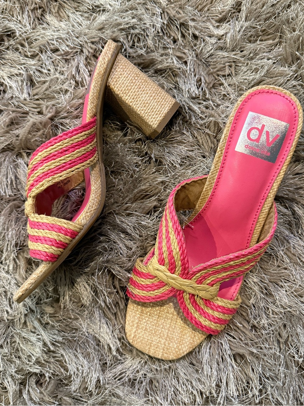 Dolce Vita Haady Raffia Sandals